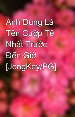 Anh Đúng Là Tên Cướp Tệ Nhất Trước Đến Giờ [JongKey/PG]