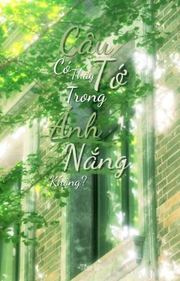 Cậu Có Thấy Tớ Trong Ánh Nắng Không? 