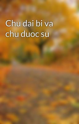 Chu dai bi va chu duoc su