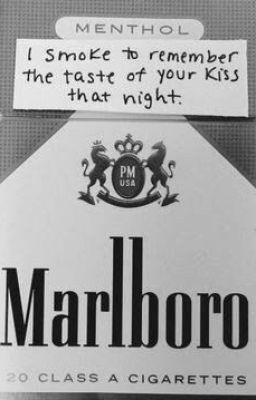 cigarettes out the window