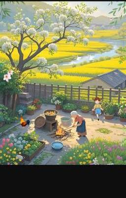 có một cô bé mồ côn cha mẹ nên sống với bà 