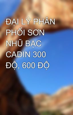 ĐẠI LÝ PHÂN PHỐI SƠN NHŨ BẠC CADIN 300 ĐỘ, 600 ĐỘ