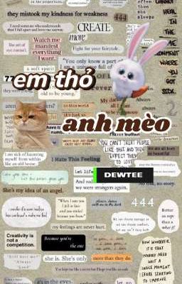 [DEWTEE] em thỏ và anh mèo