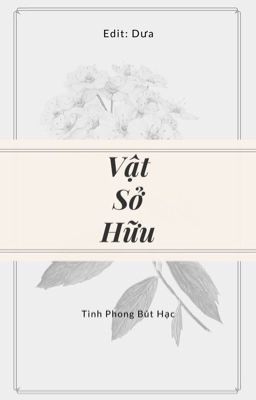 (Edit - Hoàn) Vật Sở Hữu - Tình Phong Bút Hạc 