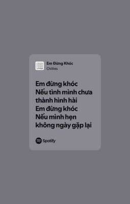 Em đừng khóc 