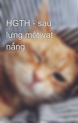 HGTH - sau lưng một vạt nắng