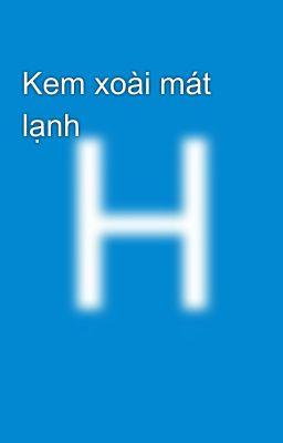 Kem xoài mát lạnh