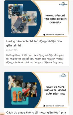 MẸO VẶT ĐIỆN CƠ - mẹo hay từ chuyên gia Hà Thanh Motor!