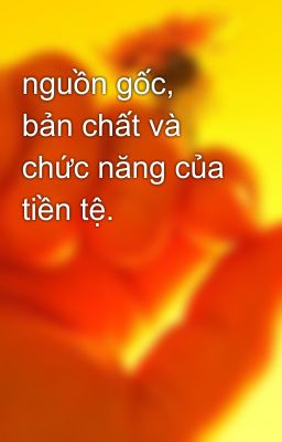 nguồn gốc, bản chất và chức năng của tiền tệ.