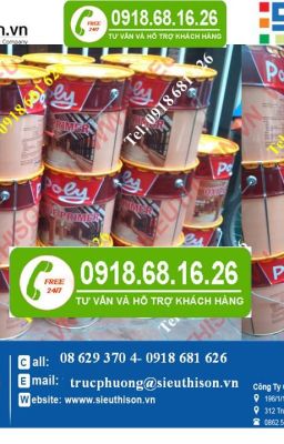 SƠN DẦU POLY MÀU VÀNG 444 TH/18L, LON3L GIÁ RẺ NHẤT TPHCM