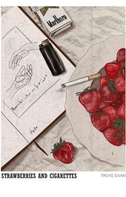 Strawberry and cigarette