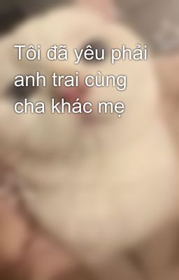 Tôi đã yêu phải anh trai cùng cha khác mẹ