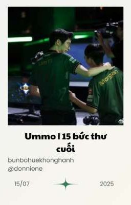 ♡₊˚ Ummo | 15 bức thư cuối ₊☆
