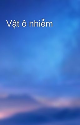 Vật ô nhiễm